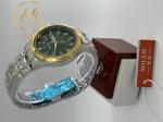 Water-Resistant Stainless Steel Strap Watch With Digital Display And Quartz