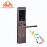 Theft Proof Face And Fingerprint Lock Tempered Glass Touch Screen With Hidden