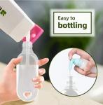 Clear 50mL PET Hand Wash Container Portable Refillable Empty Travel Squeeze