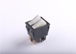 Anti Tip Dual Rocker Switch 16A AC250V DC125V Boat Shaped Long Electrical Life