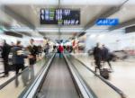 11 Degree Airport Moving Walkway VVVF Controlled Aluminum Alloy Moving Sidewalks