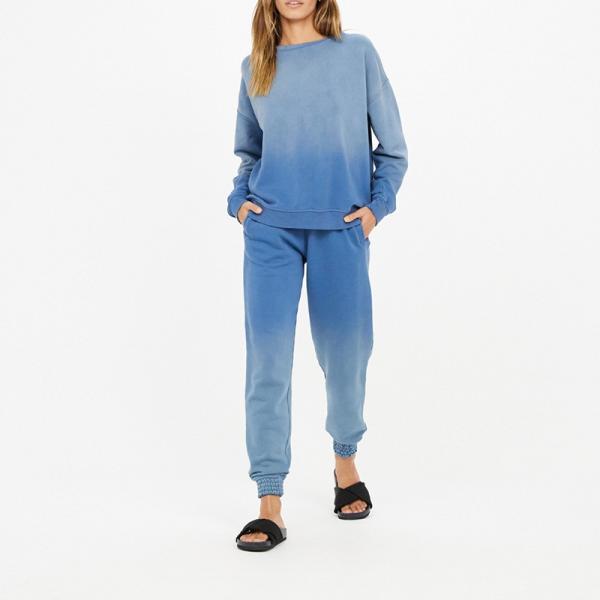 Acid Wash Sweatpants Andhoodie Set Womens Knits Sweat Joggers And Pullover