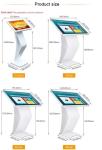 Indoor Flexible 350cd/m2 Touch Screen Information Kiosk
