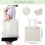 Simple Reusable Gift Cotton Canvas Tote Bag For Shopping