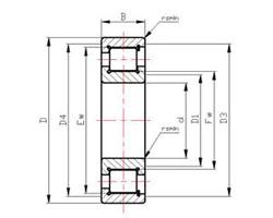 Wholesale SL series roller bearings SL1822 Series Cylindrical Roller Bearings SL182207 from china suppliers