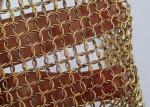 Design And Manufacture Metal Mesh Curtain With Stainless Steel Rings