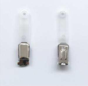 Wholesale Office Supply Security Badge Holder Spring Fastener Clear PVC Badge Clips from china suppliers