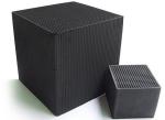 Wall Thickness 1.0mm Activated Carbon Honeycomb , 100X50X50mm 1.5mm Carbon