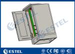Galvanized Steel Material Outdoor Telecom Cabinet 24U Single Wall With Fan