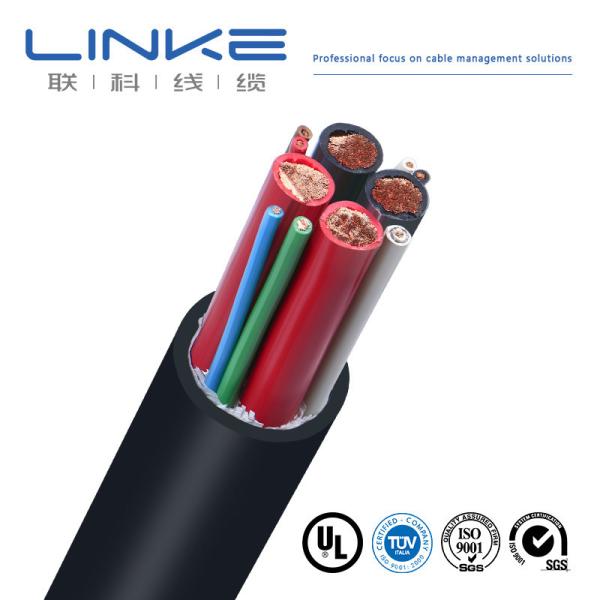 Round Wire High Voltage 1000V Servo Tracking Cable for Machine Tool Manufacturin