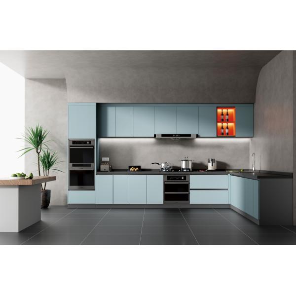 Custom Full Luxury Lacquer Double Sink Island Cabinets Kitchen Furniture Design Kitchen Cabinet Modern/kitchen Cabinet