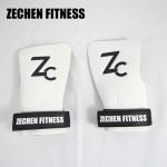 Crossfit Synthetic Leather Pull Up Bar Grips White Gym Gloves For Pull Ups