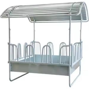 Wholesale 1.75m Customized Square Hay Feeders For Cattle Horse Eating With Roof from china suppliers