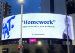 Curve Led Outdoor Advertising Screens Full Color P4.81 High Refresh Rate indoor