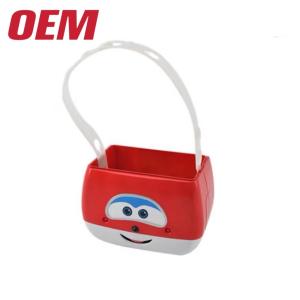Wholesale Custom Straw Cup Made Plastic Cartoon Popcorn Bucket Empty Car Function Storage Bucket from china suppliers