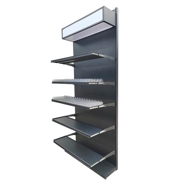 Fashion Display Gondola Supermarket Shelf High Quality Metallic Duty OEM Steel
