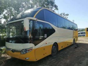 Wholesale Yellow Yutong Used Trip Bus ZK6122 61 Seat LHD Support Diesel A/C Two Doors from china suppliers