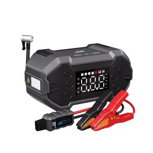 Wholesale USB-A Charging Output 12V Customized Car Emergency Jump Starter with Air Compressor from china suppliers