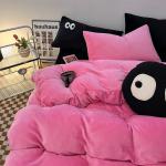 Thickened And Warm 4Pcs Set of High Weight Milk Velvet for Autumn And Winter