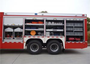 China 6x4 Drive Fire Equipment Truck Firefighter Truck Contains 168 Units Fire Equipments on sale