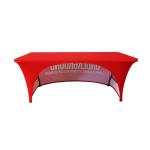 Digital Printing Promotional Table Runner , 6 Foot Table Cloth With Logo Double