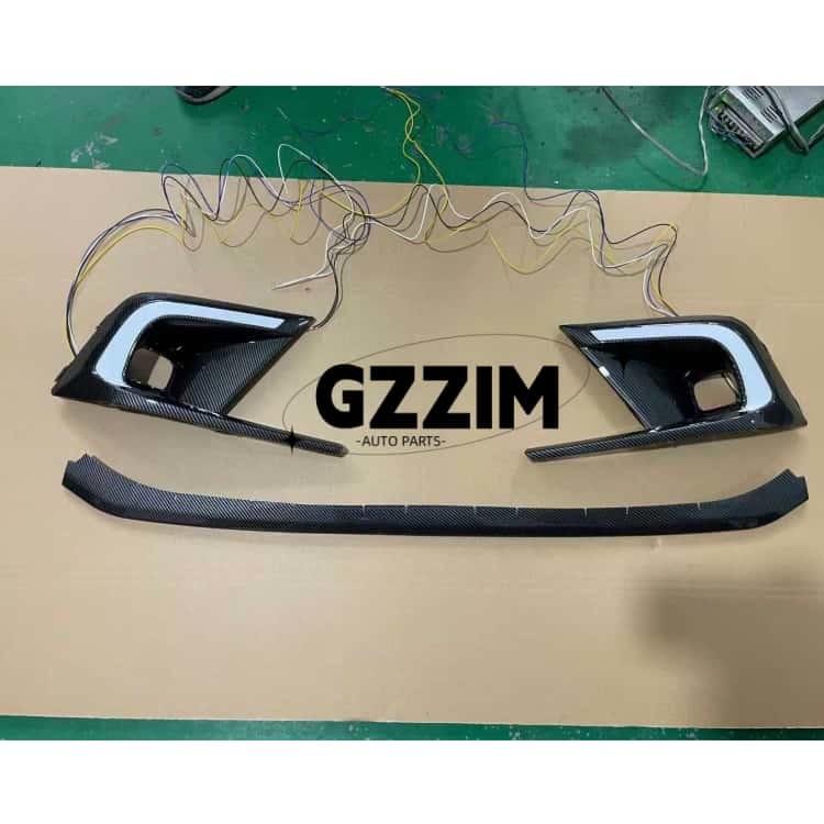 Front Led DRL For Honda Civic LX EX 11th 2022 2023 LED Daytime Running Light Fog Lights 3 Color Dynamic Turn Signal Lamp