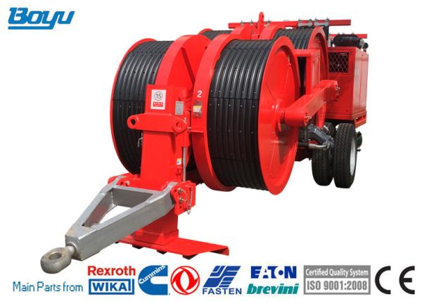 Overhead Tension Stringing Equipment Conductor Tensioner With Electric Starting