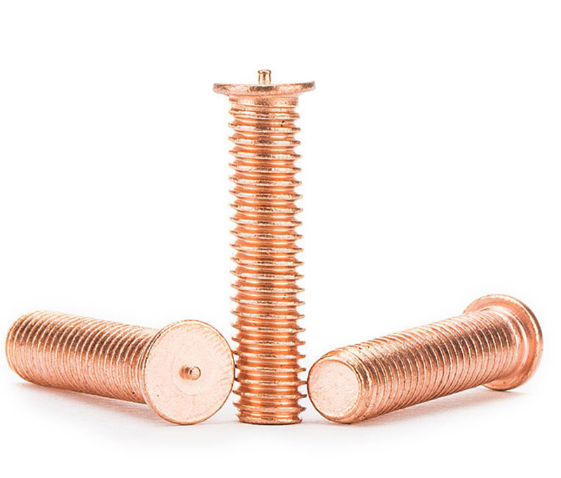 DIN Standard Weld Screws in Zinc Plated Black HDG Copper SS304 SS316 for Customized Request in Alloy Steel