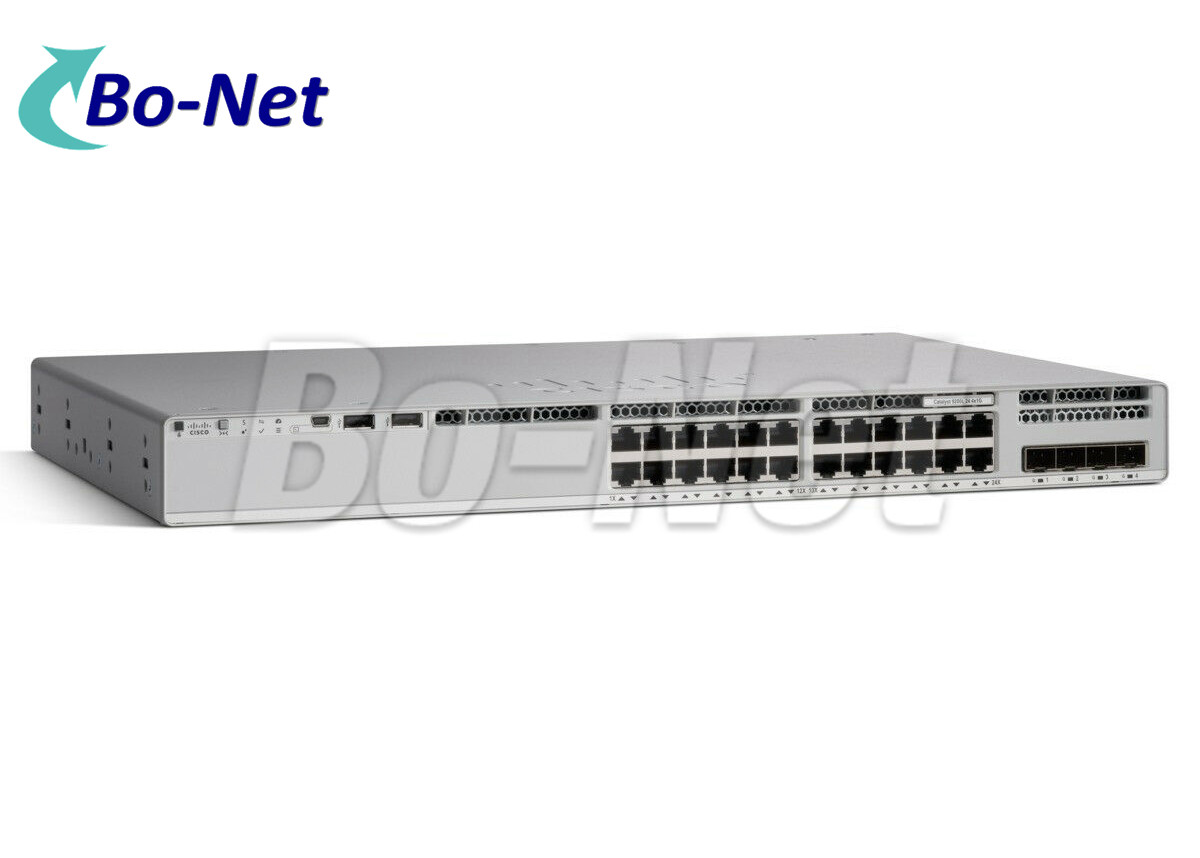 Cisco Gigabit Switch Network Switch 9200L C9200L-24T-4X-E 24 Ports Gigabit 4x10G Uplink Switch,Network Essentials
