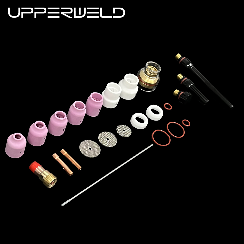 TIG Welding Torch Accessories Alumina and Clear Nozzle for 30PCS TIG Spare Parts