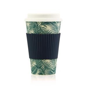 Wholesale Multicolor Bamboo Fiber Coffee Mug 500ml Biodegradable Reusable Coffee Cups from china suppliers