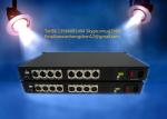 8CH Unidirectional balanced audio fiber converter &XLR interface,ST/LC/FC fiber