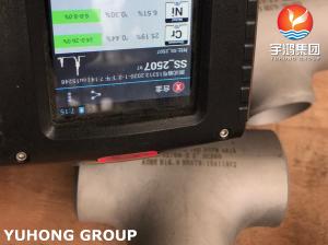 Wholesale ASTM A815 WP32760-S Super Duplex Steel Equal Tee Butt Weld Fittings For Desalination from china suppliers