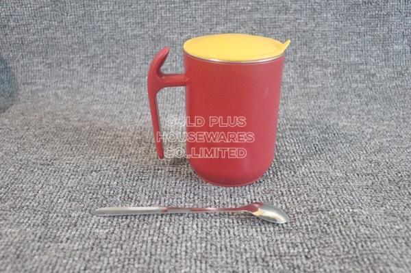 Printing diner mug for promotion gift creative metal steel water cup with lid