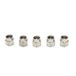 Micro Machining Customized Brass Steel Nuts Lower Hexagon Stainless Steel Barrel