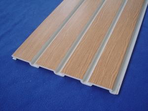 Wholesale Plastic Taupe 4x8 Pvc Slatwall / White Slatted Wall Panels For Shelves from china suppliers