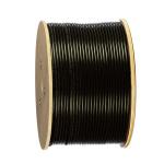 Black Cat6 FTP 23AWG Outdoor PE Jacket Network Cable Extend To 550MHZ 1000FT