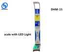 Coin Slot Ultrasonic Height And Weight Machine With Flashing LED Light