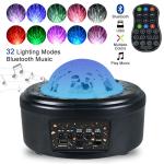 Creative Starry Music Projector Vivid Ten Planetary Projection Lamp Wireless