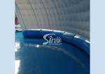 7.3 meters Dia. hemisphere advertising LED inflatable bubble tent for exhibition