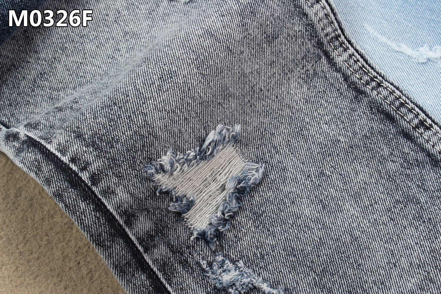 Sanforizing 100 Cotton Denim Fabric For Stone Wash Bleach Boyfriend Style Jackets