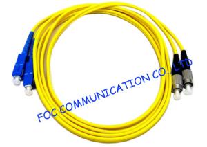 Wholesale LSZH Jacket Fiber Optic Patch Cord , 5 Meters sc fc patch cord RoHS Compliant from china suppliers