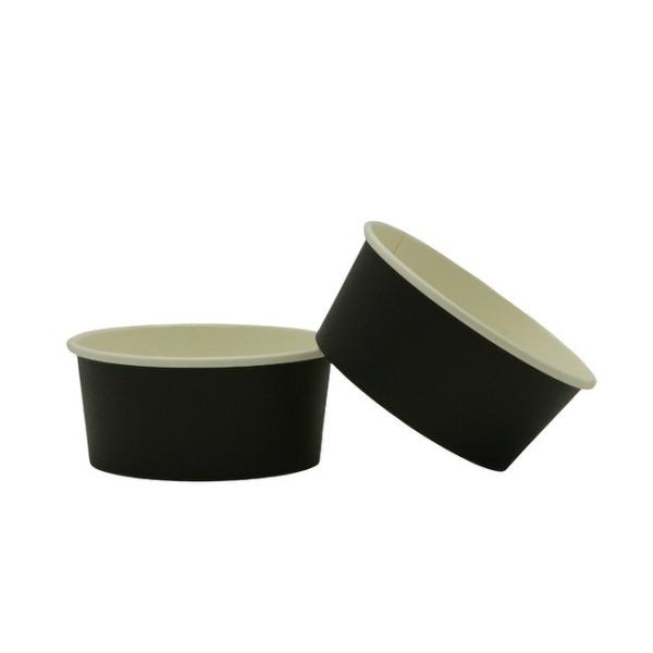 Black Disposable Soup Containers With Lids Durable 120ml-1800ml