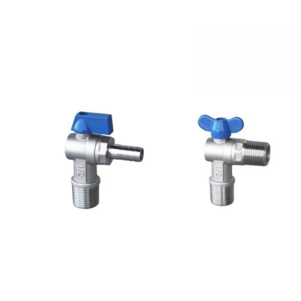 1/2 Inch Forged CF8 Angle Gas Valve with Handle Floating Ball Valve Normal