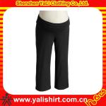 Plus Size Maternity Yoga Leggings , Elastic High Waisted Maternity Pants