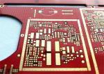 HAL FR-4 Material Red Soldermask 2layer 2oz Immersion Gold Multilayer PCB Board