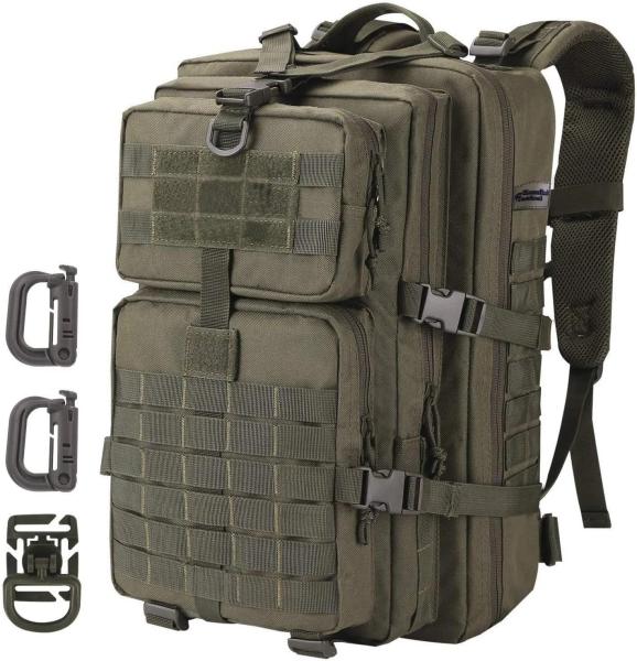 Mountaineering Hiking Tactical Bag Gym Sport Interior Zipper Pocket 600D