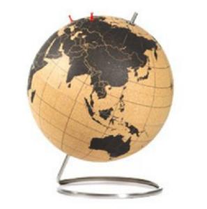 Wholesale Medium Cork Globe for Map World Diameter 228mm(9'') from china suppliers