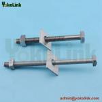 High Quality Forged Steel ASME B18.2.6 machine bolt For Electrical Utilities