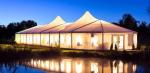 Lights Decoration Transparent Sidewalls Pagoda Canopy Tent for party